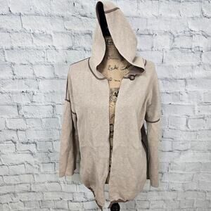 Belford reversible cardigan hoodie sweater Sz S long sleeve A29